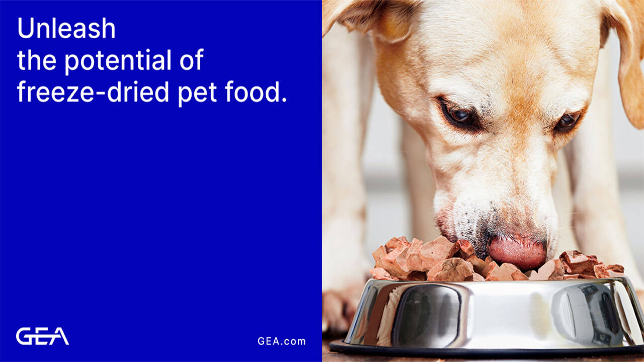 Unleash the potential of freeze-dried pet food - GEA webinars